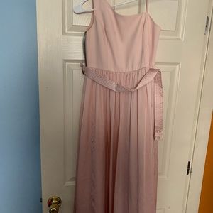 Girls size 12 champagne colored evening gown